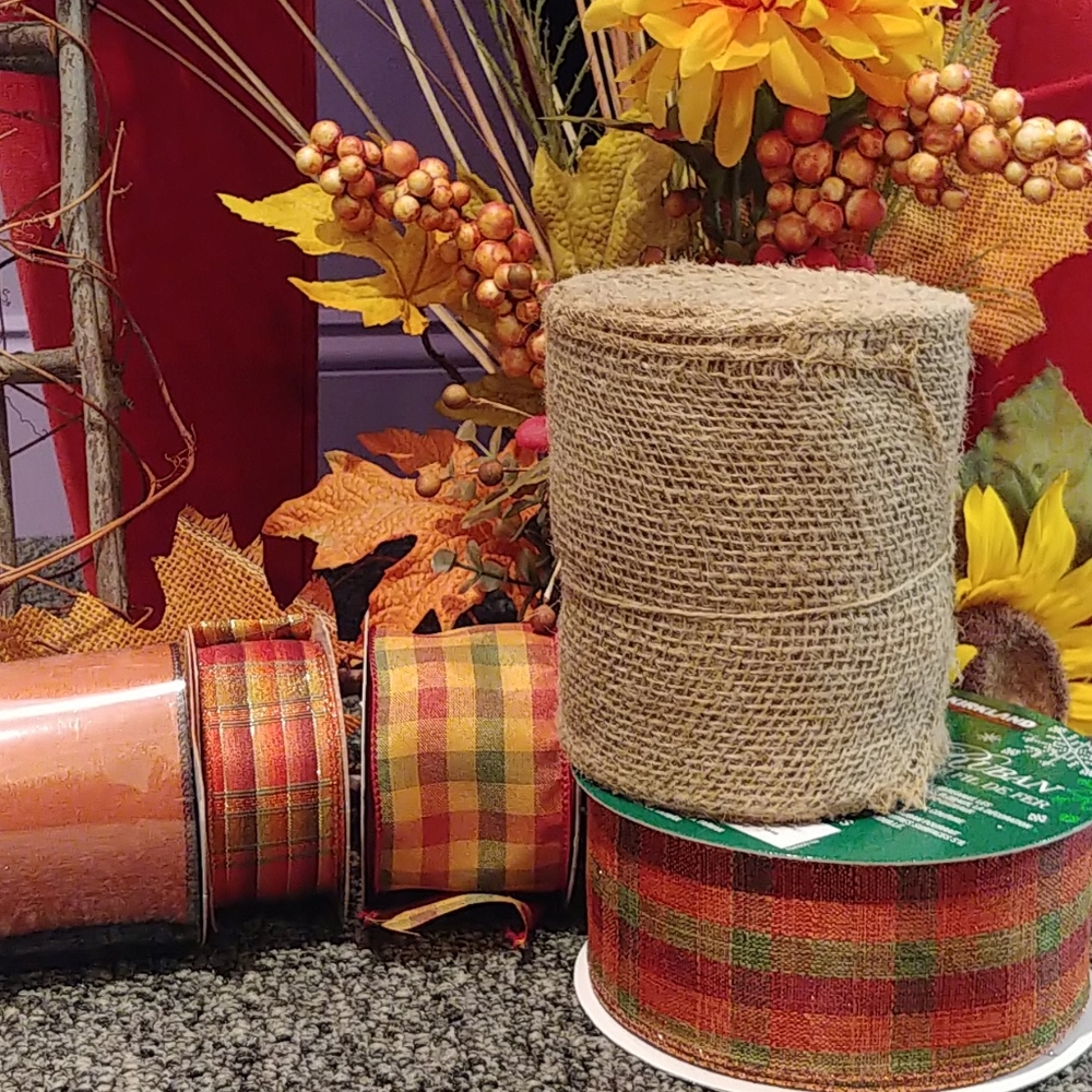 A LOT of 5 Harvest Ribbons
